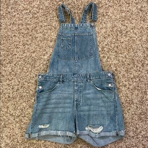 Overalls shorts